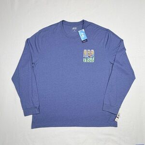 NWT Mens IZOD Saltwater Long Sleeve Graphic T-Shirt 19th Hole Golf Beer Size XXL